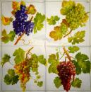 086 Trauben - 3-lagig - 35x35 cm